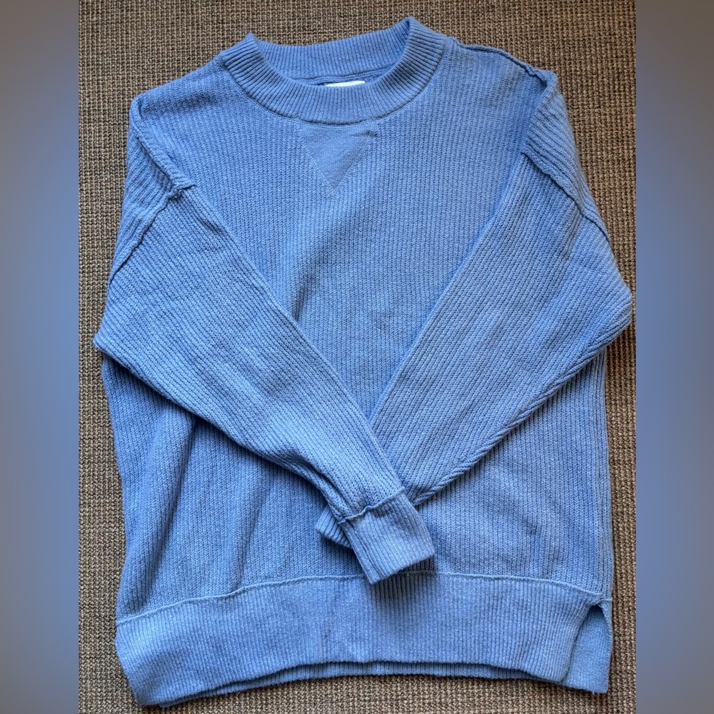 Aerie Women’s Light Blue Crewneck Sweater Size XXS